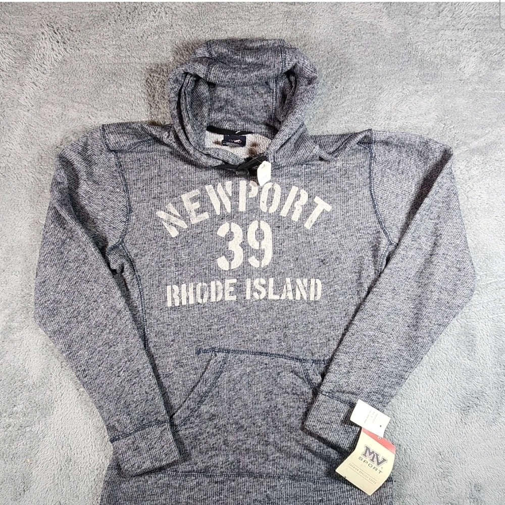 Newport Rhode Island Hoodie Women's Size Small Gray Pullover NWT MV Sport